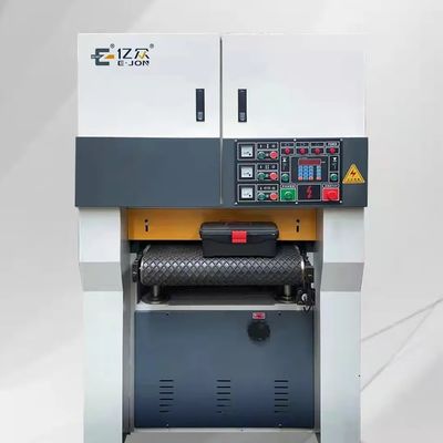スピードコンベヤーとオプションアブラシブベルト付きのシート金属プレートヘアラインポーリングマシン