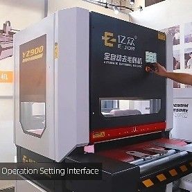 Ejon YZ1000S 産業パネル 金属シート 自動砂処理 デブラーリングマシン 25-1000 mm