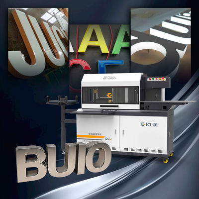 アルミニウムプロファイルコイルベンダー EJON ET20 照明標識用のCNCチャネルレターベンダー