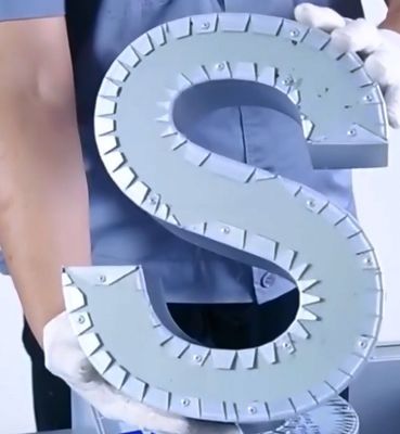 EJON ET20C CNC オートサイン 文字 トリムキャップ アルミ 切断 フレンジ V切断チャネル 文字 曲げ機