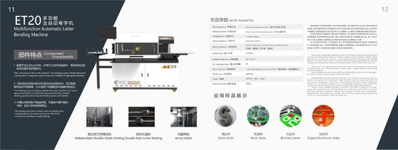 CE認定の多機能アルミ合金チャネル文字曲げ機